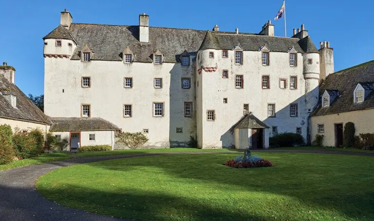 traquair house from courtyard
